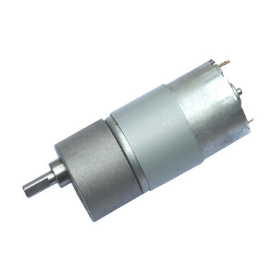 Spur Gearbox Gear Motor 37mm 12V 24V DC Motor 45 Rpm Düşük Gürültü Yüksek Dönüş