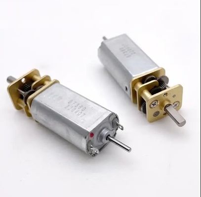 Fırça Küçük DC Dönüştürme Motoru DC 3V 6V 12V 24V Çaprağı 13mm Kapı Kilitli