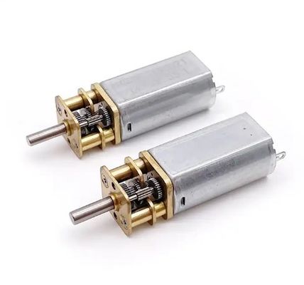 Fırça Küçük DC Dönüştürme Motoru DC 3V 6V 12V 24V Çaprağı 13mm Kapı Kilitli