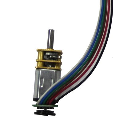 Mikro fırça DC dişli motoru 12 mm çapı GM12 - N20 kodlayıcı ile 12 Rpm dişli motoru