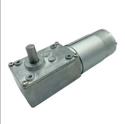 Yüksek tork fırça DC dişli motoru 12V 555 solucan dişli motoru 24V düşük hız