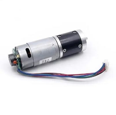 Yüksek torklu gezegen dişli motoru 28mm 12V elektrikli dişli kutusu kodlayıcıyla DC motor