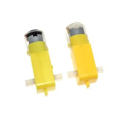 Akıllı TT Plastik Delek Motor 5V 20mm Diametre DIY Robot Araba Tekerlekleri için