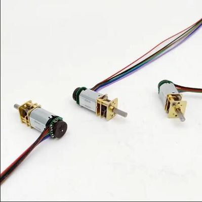 12mm DC Micro Gear Motor Pulse Houle Precision Encoder Küçük yavaşlama DC Motoru