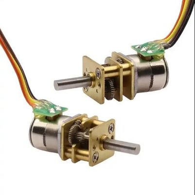 3V 5V 6V DC Micro Precision Stepper Motor fırça 10MM Düşük Gürültülü Küçük Stepper Motor