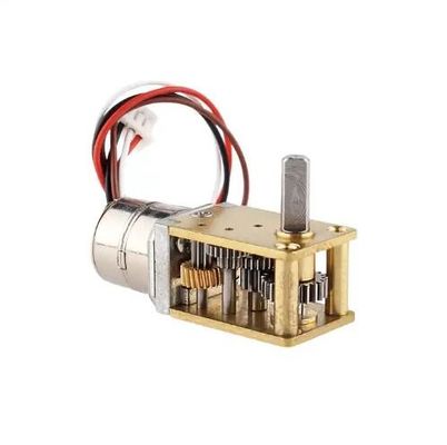12 mm Sağ Köşeli DC Solucan Düğüm Motoru Kalıcı Mıknatıs fırçasız Stepper Motoru