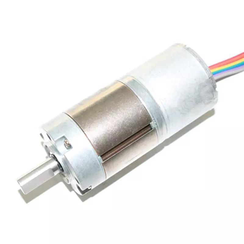 Elektrikli 36mm DC Dönüştürme Motoru 24V Pürüzsüz 3630 Dönüştürme Motoru Gezegen Dönüştürme Kutusuyla