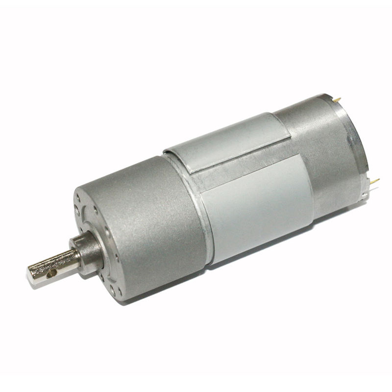 12V 24V 37mm fırça DC dişli motoru 555 Yüksek tork 45 55 65 75 rpm Düşük Hız