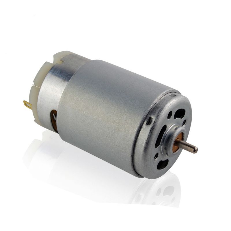 Kalıcı mıknatıs Mini Karbon fırça DC Motor Elektrikli Yüksek Dönüşlü Düşük Dönüşlü DC Motor
