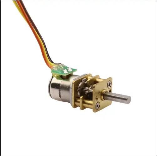 3V 5V 6V DC Micro Precision Stepper Motor fırça 10MM Düşük Gürültülü Küçük Stepper Motor